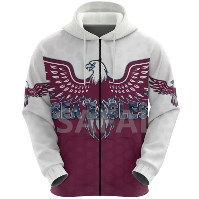 Sea Eagles 3D Printed Hoodies