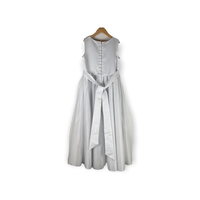 Sevva 10-11 years white gems tulle formal dress