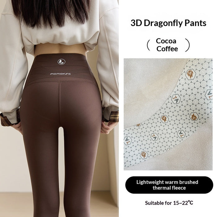 Shark Print Slim-Fit Leggings