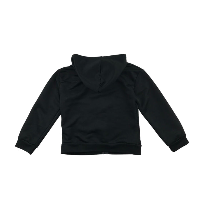 Shein 7-8 years black nasa zipped hoodie
