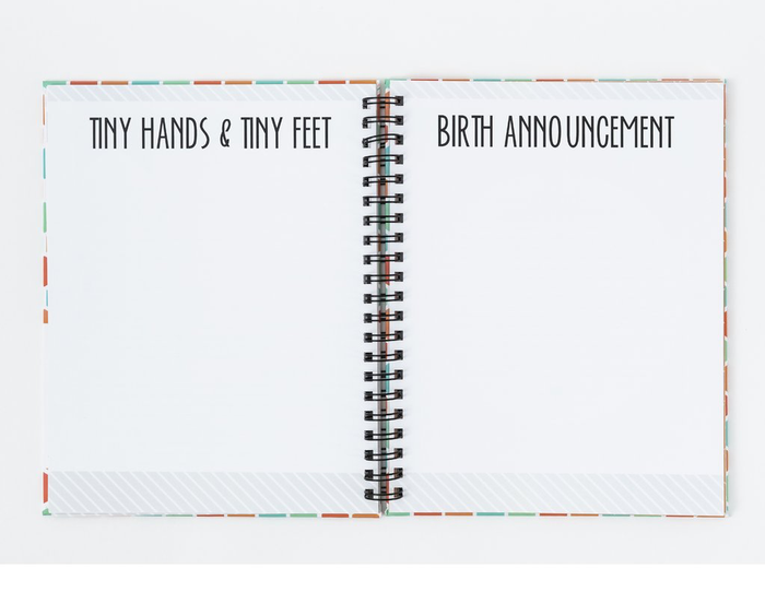 Sherbet Honeycomb- Baby Memory Book