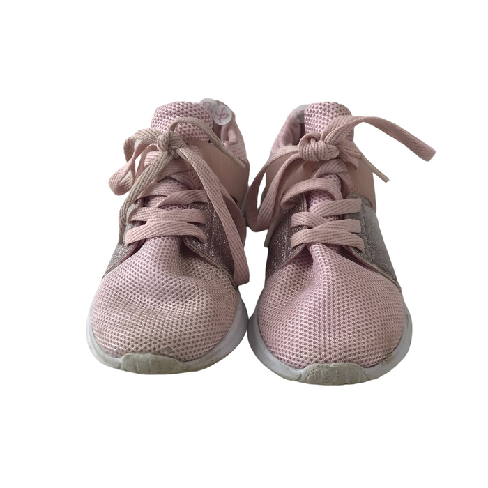 Size UK 13 (jr) pink sparkle trainers