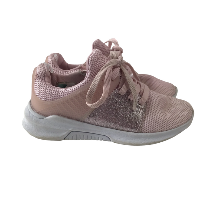 Size UK 13 (jr) pink sparkle trainers