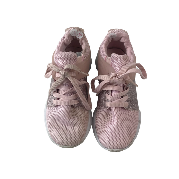 Size UK 13 (jr) pink sparkle trainers