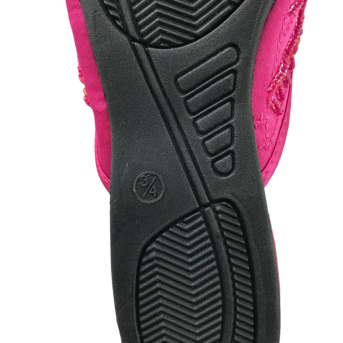 Size UK 3-4 pink sequin sandals