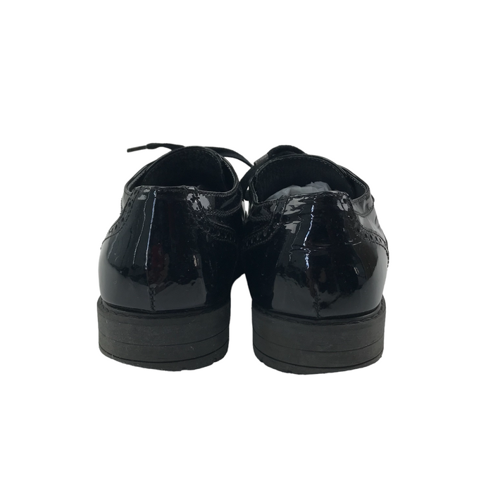 Size UK 5 black glitter tipped shoes