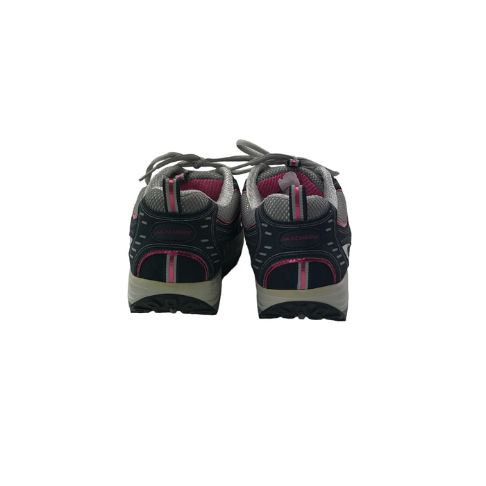 Skechers size UK 7 grey pink shape-ups trainers