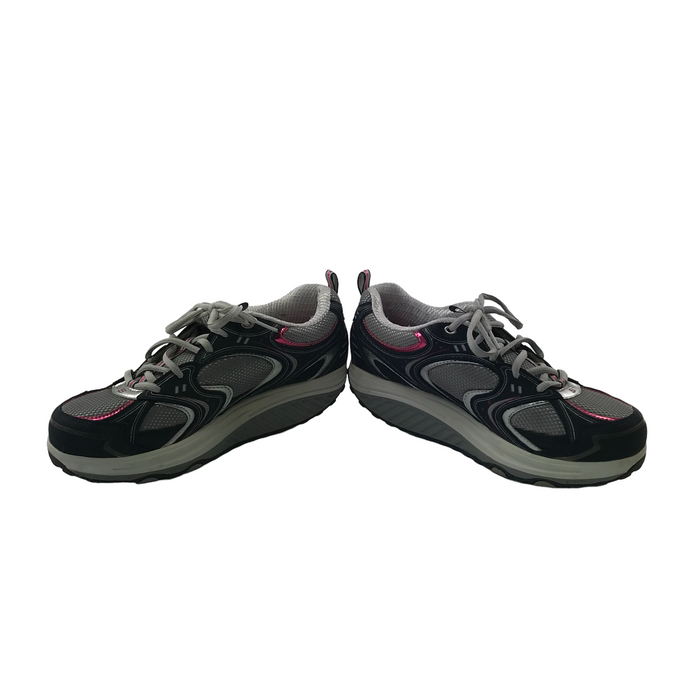 Skechers size UK 7 grey pink shape-ups trainers