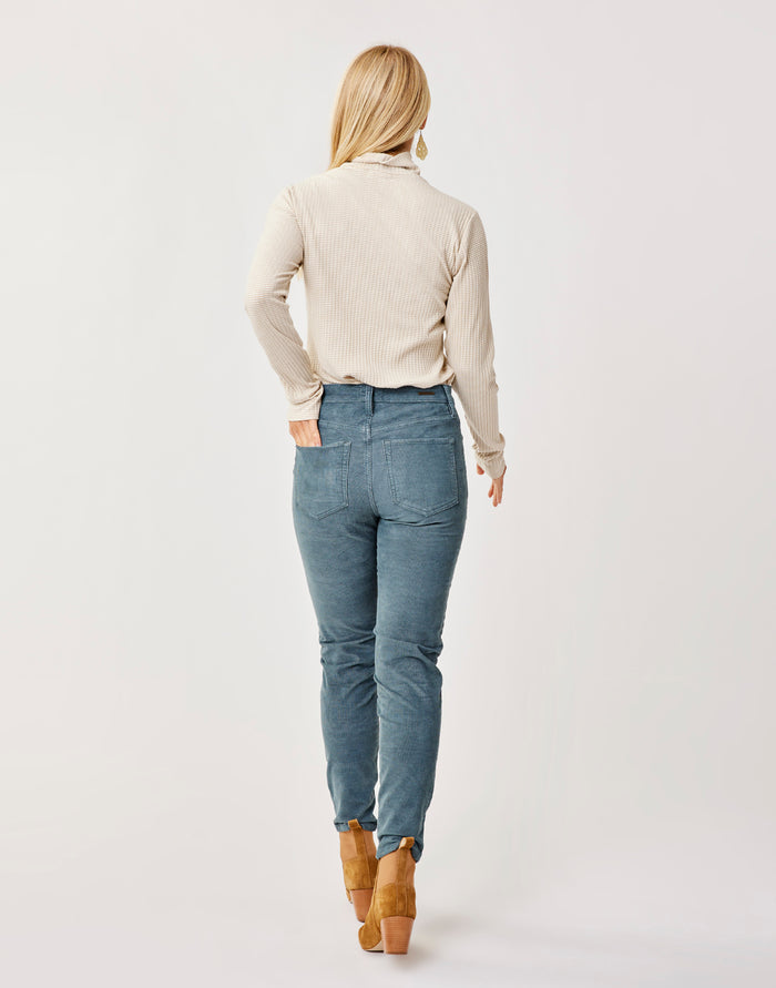 Skyler Skinny Cord: Slate - FINAL SALE