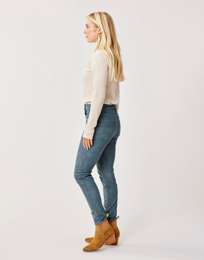 Skyler Skinny Cord: Slate - FINAL SALE