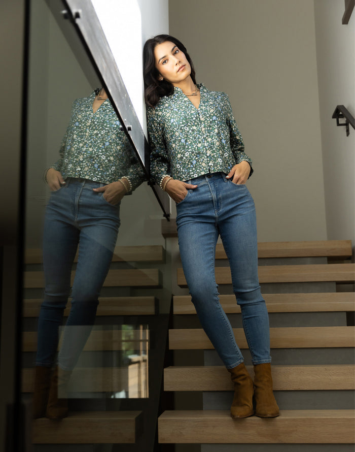 Skyler Skinny Jean: Blue Tide - FINAL SALE