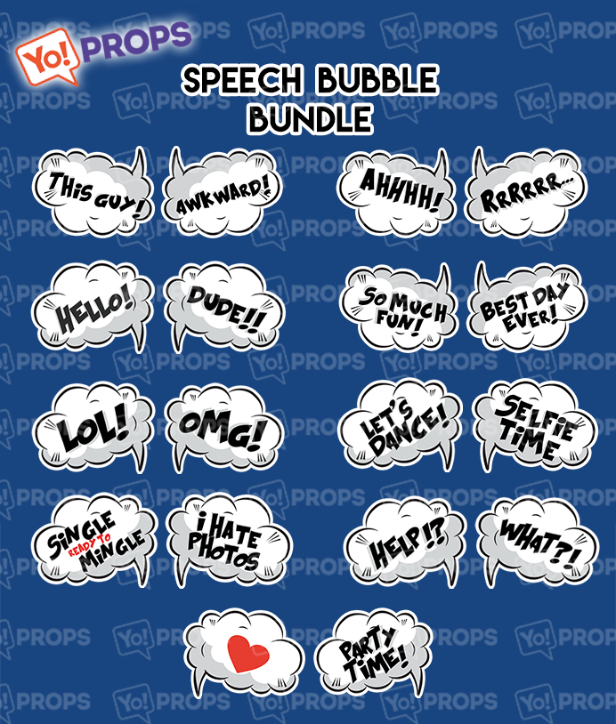 Speech Bubble Bundle of 9