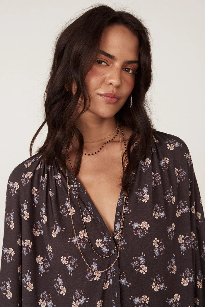 Spell and The Gypsy Rebel Spirit Blouse in Hyacinth