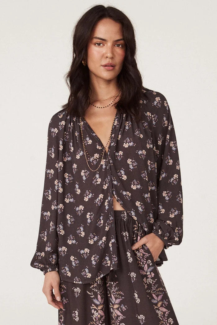 Spell and The Gypsy Rebel Spirit Blouse in Hyacinth
