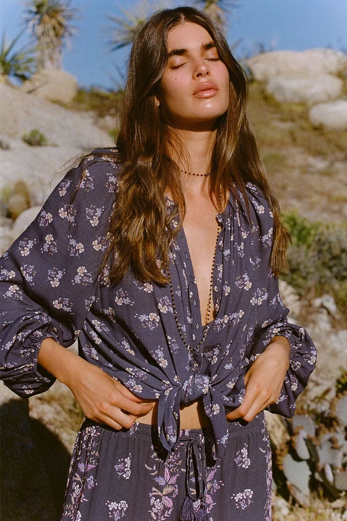 Spell and The Gypsy Rebel Spirit Blouse in Hyacinth
