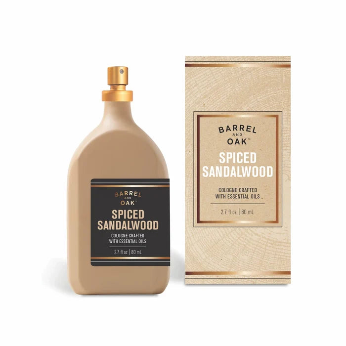 Spiced Sandalwood Natural Fragrance Cologne