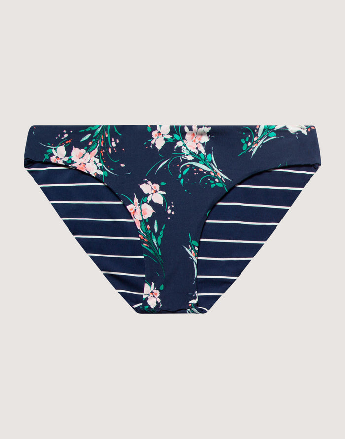 St. Barth Reversible Bottom: Nautical/Bouquet - FINAL SALE