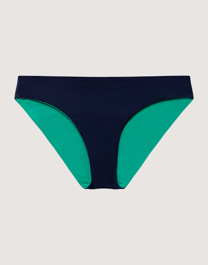 St. Barth Reversible Bottom: Navy/Fern