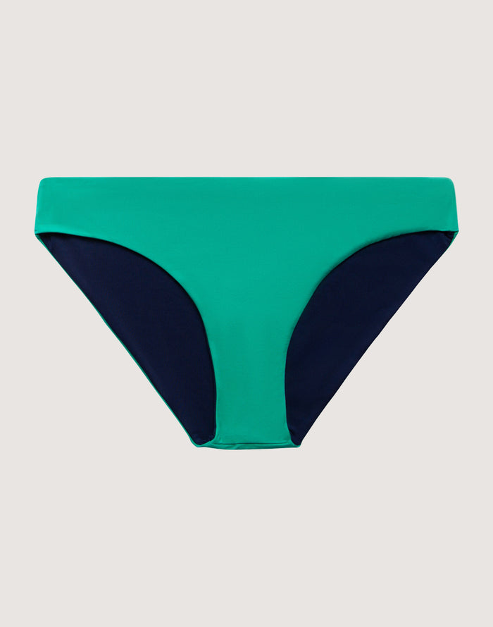 St. Barth Reversible Bottom: Navy/Fern