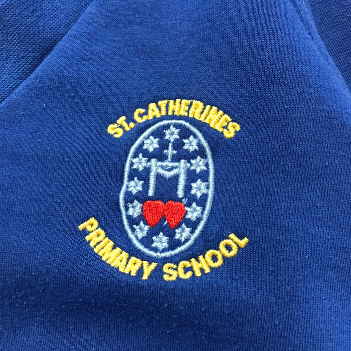 *St Catherines Primary Royal Blue V-neck Sweatshirt