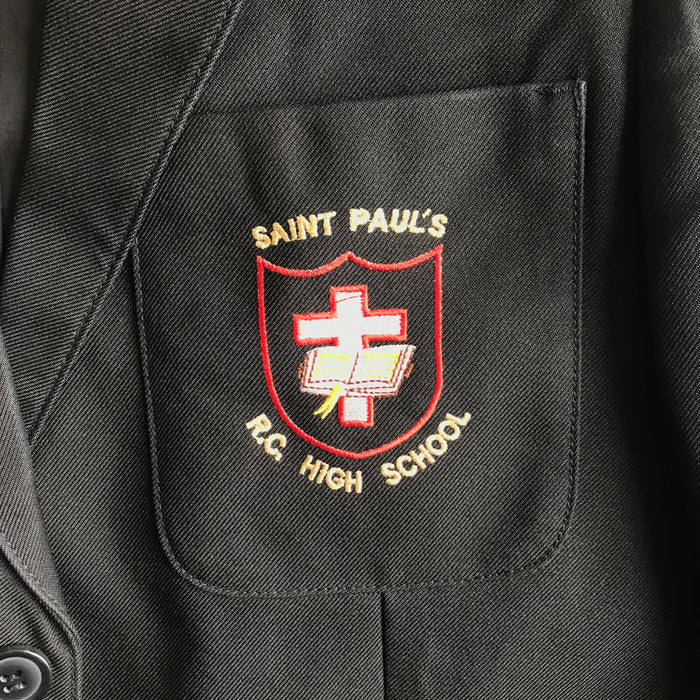 St Paul's High School girls black school blazer