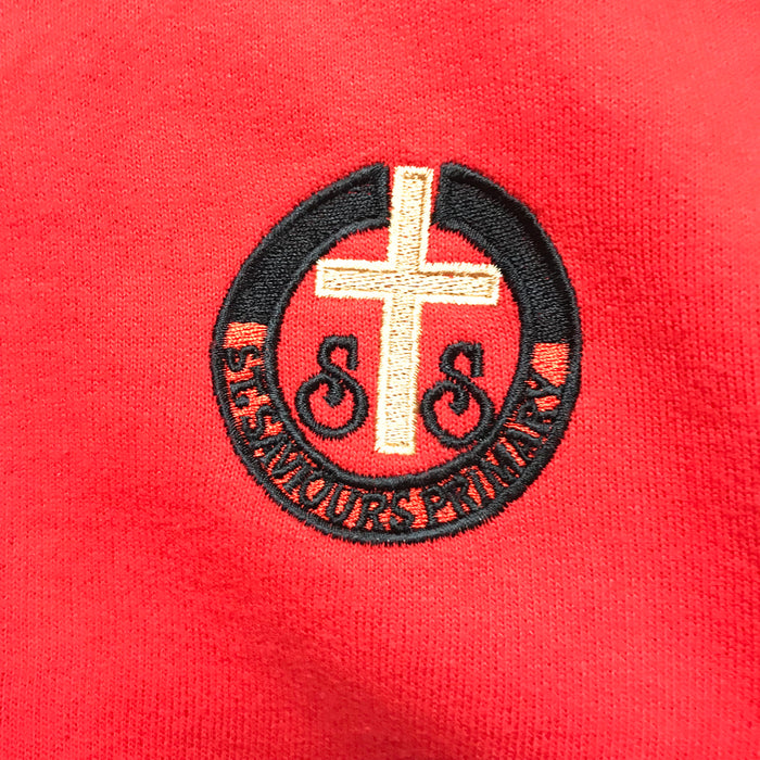St. Saviours Primary Red Sweatshirt Cardigan