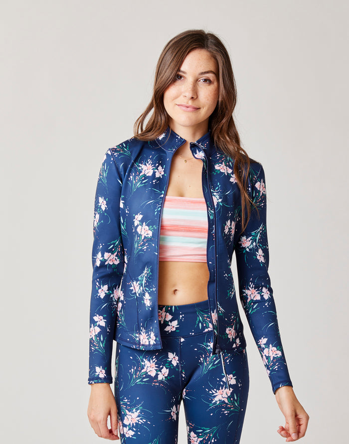 Stella Zip-Up Jacket: Bouquet - FINAL SALE