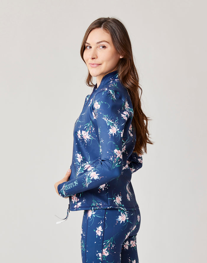 Stella Zip-Up Jacket: Bouquet - FINAL SALE