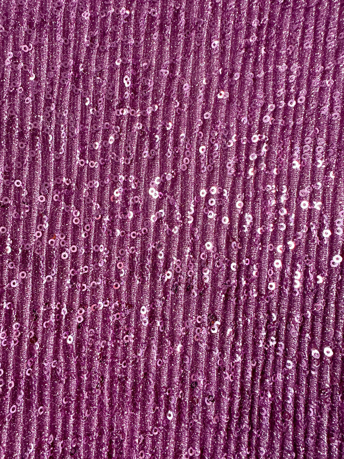Stine Goya Noelia Sequin Embellished Orchid Purple Mini Dress