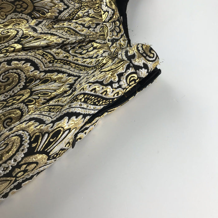 Storm by Monsoon 9-10 years gold and black embroidered skirt