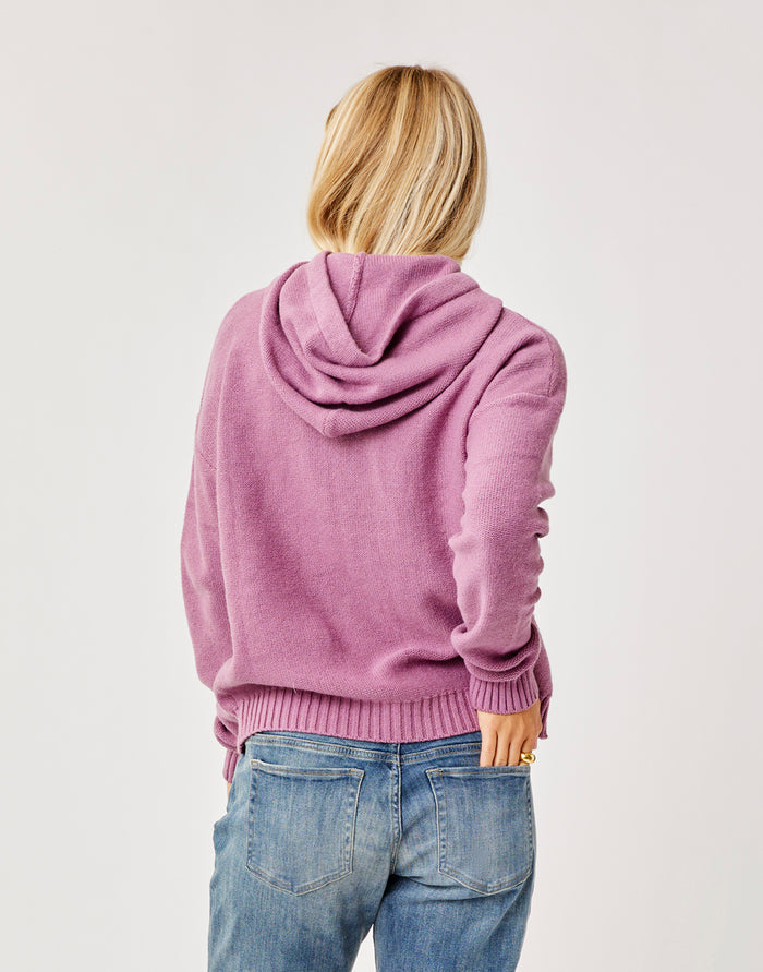 Stowe Hooded Sweater: Orchid