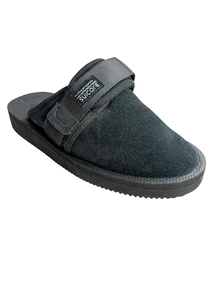Suicoke Women's Black Zavo Shearling Slippers Sliders NO BOX