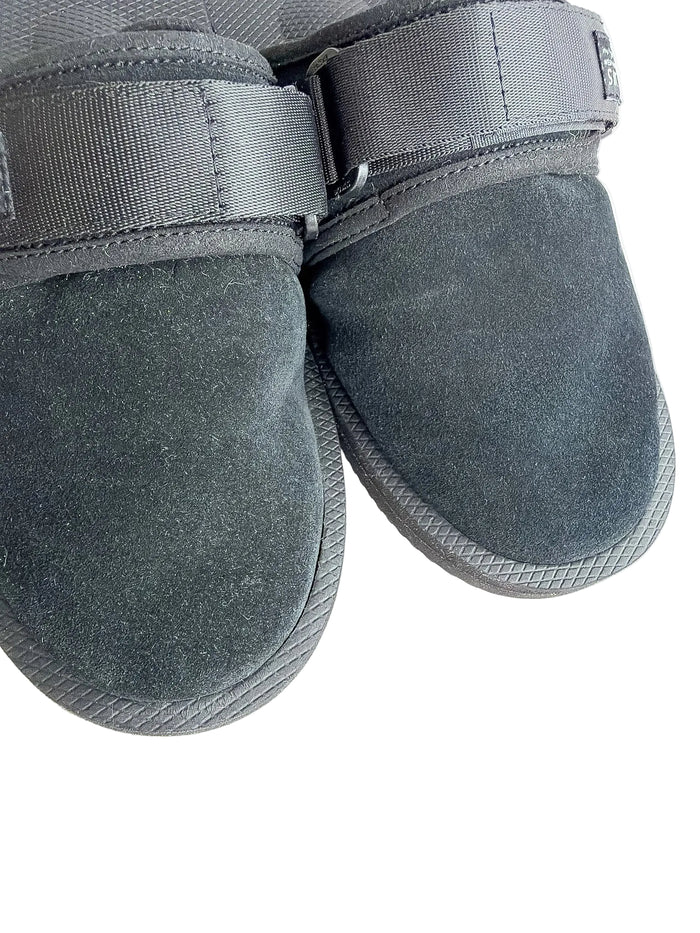 Suicoke Women's Black Zavo Shearling Slippers Sliders NO BOX