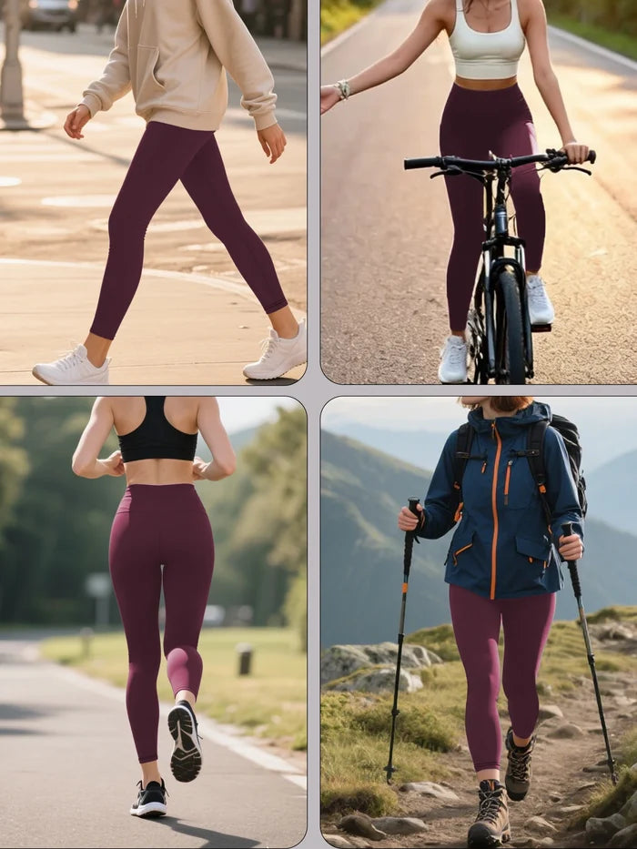 Super Soft High Waist Tummy Control Leggings with Pockets