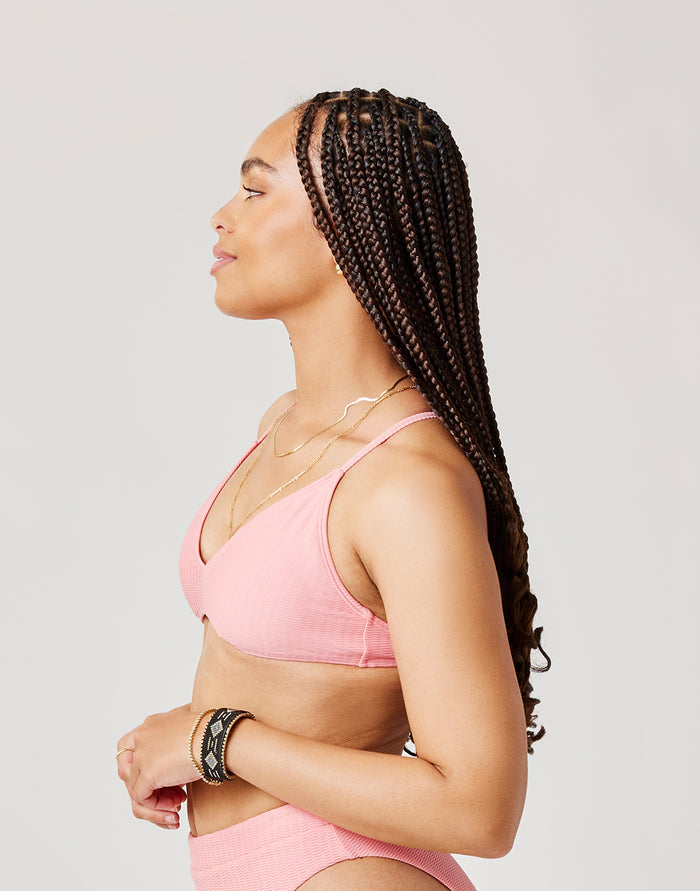 Tamarindo Top: Grapefruit Texture - FINAL SALE