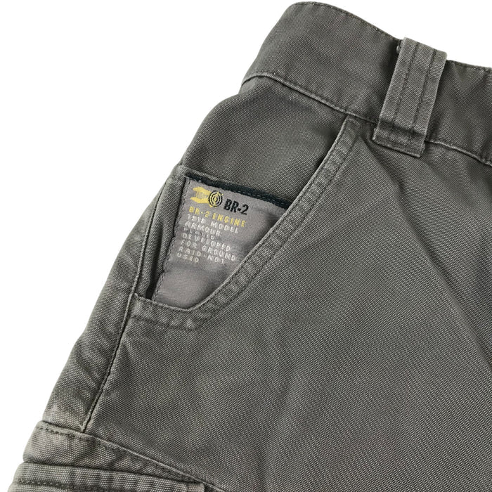 Target 4-5 years grey plain cargo style cotton shorts