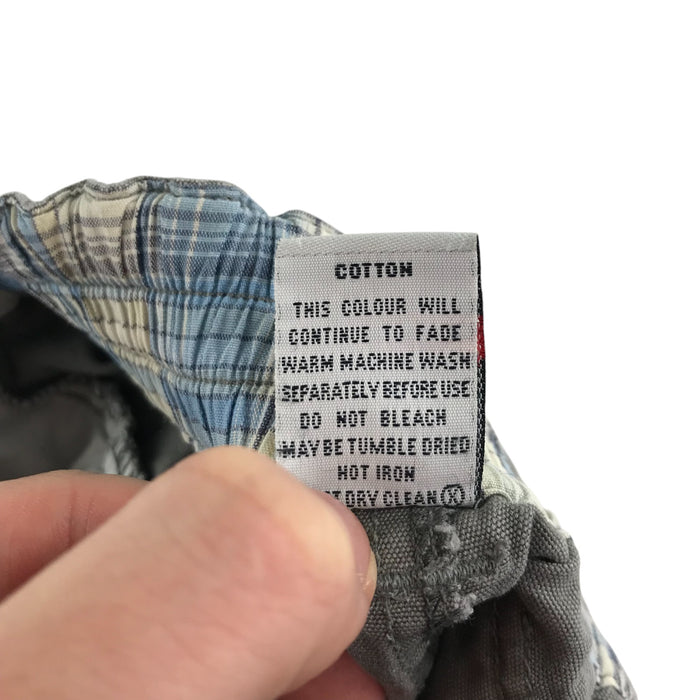 Target 4-5 years grey plain cargo style cotton shorts