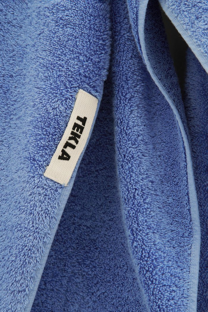 Terry Guest Towel Clear Blue