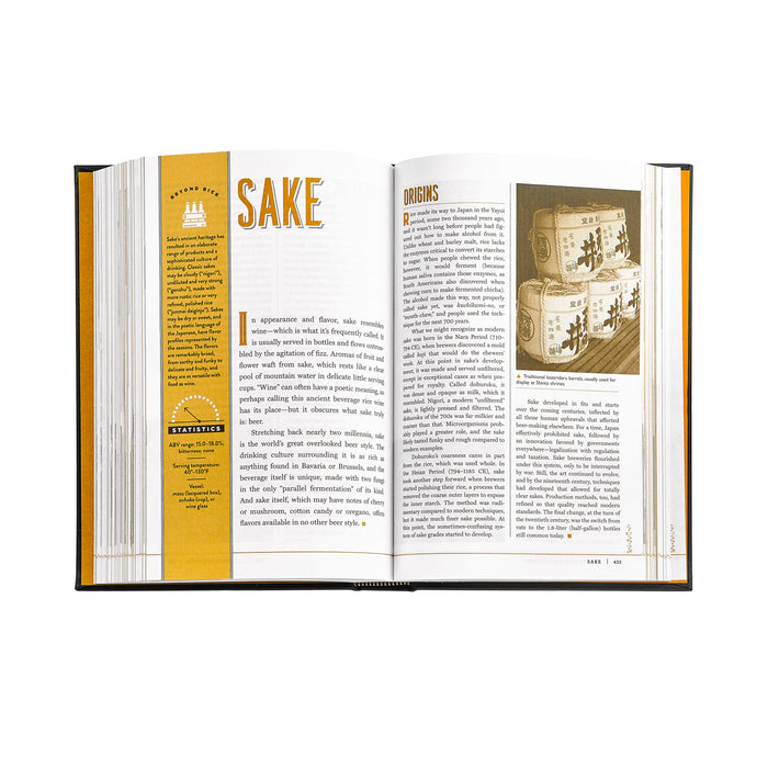 The Beer Bible - Navy Bonded Leather