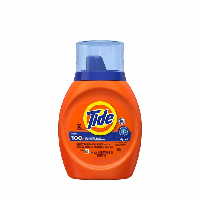 Tide bottle of detergent