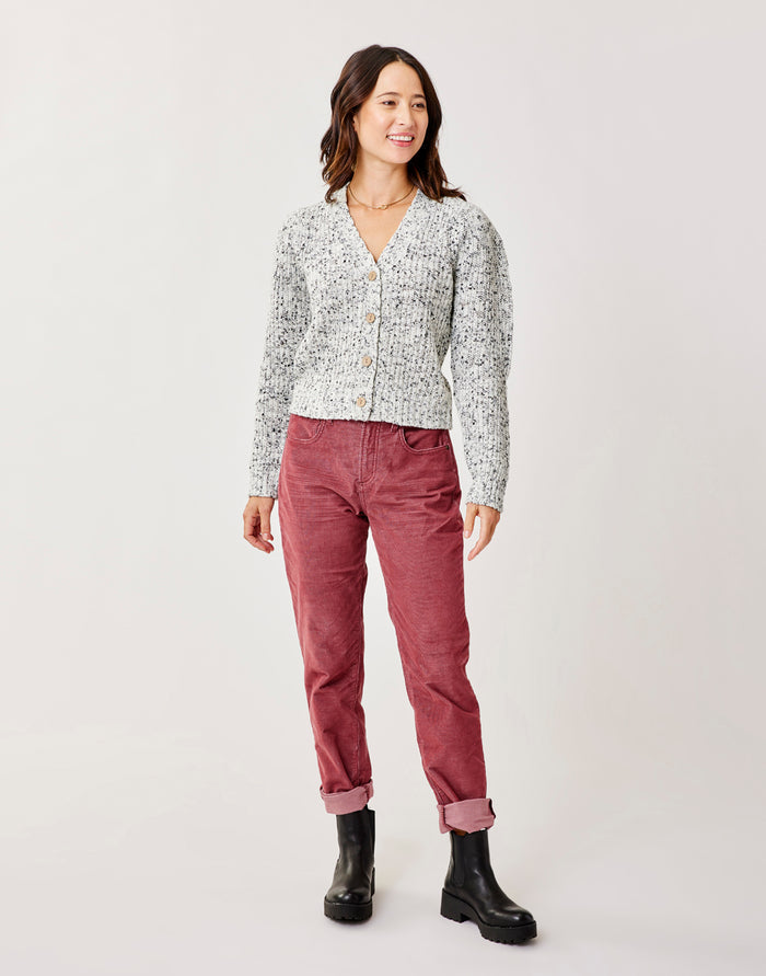 Tinsley Spacedye Sweater: Grey Multi