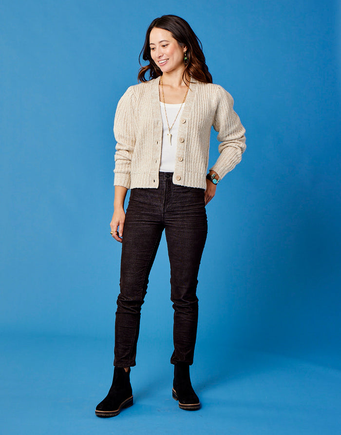Tinsley Sweater: Cloud Heather - FINAL SALE
