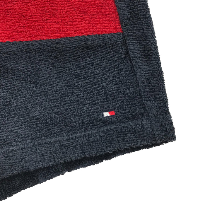 Tommy Hilfiger 10 navy white and red panelled terry towelling shorts