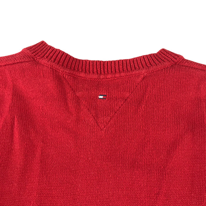 Tommy Hilfiger 5-6 years red v neck jumper