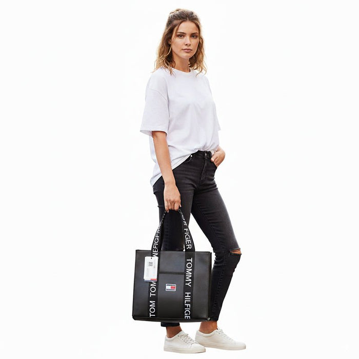Tommy Hilfiger Corporate TH Monogram Tote Handbag - TB104 - Runner