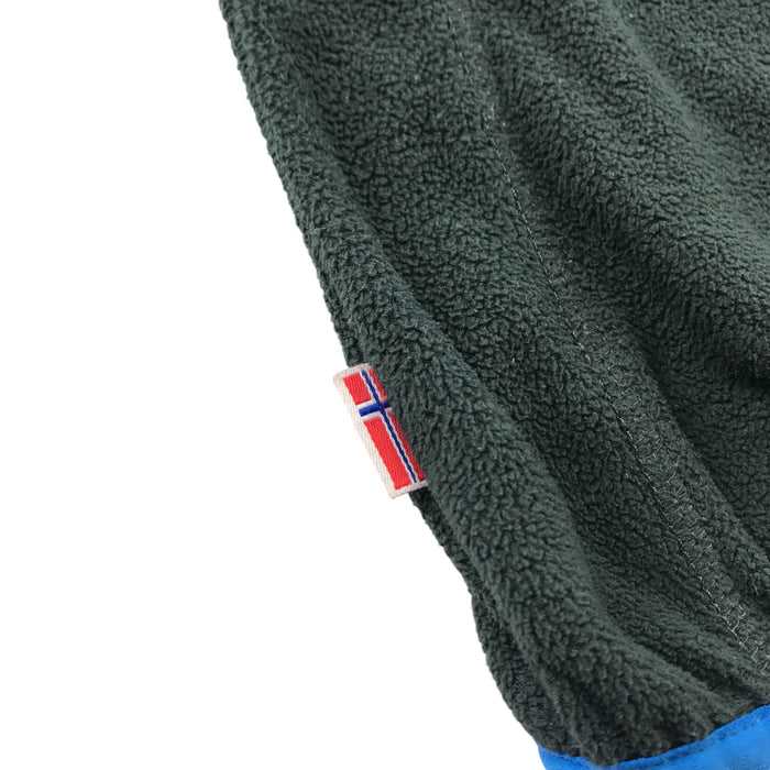 Trollkids 5-6 years navy blue quarter zip fleece
