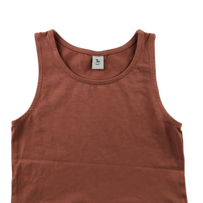 Tu 5-6 years brown embroidered top