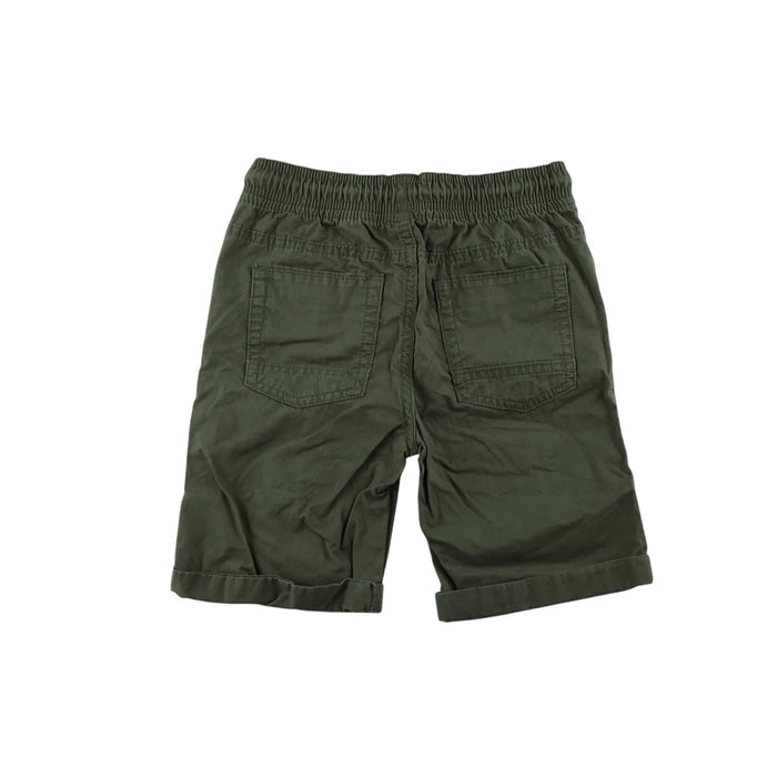 Tu 5-6 years khaki green plain cotton shorts