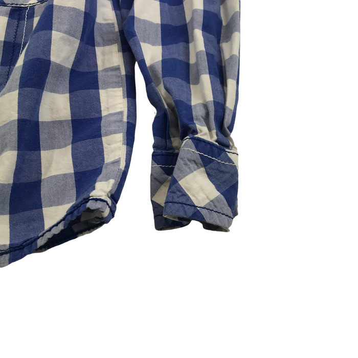 Tu 5 years blue and white checked shirt