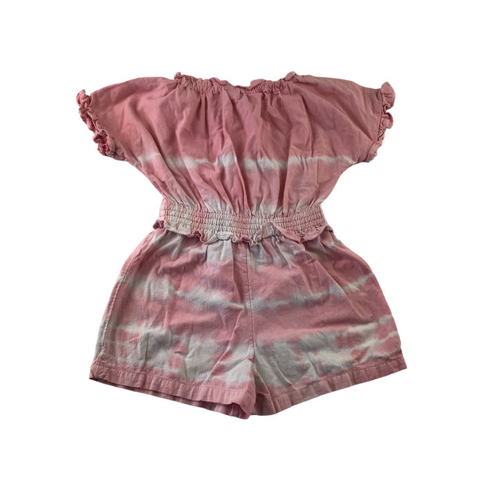 Tu 6-7 years pink and white tie dye playsuit
